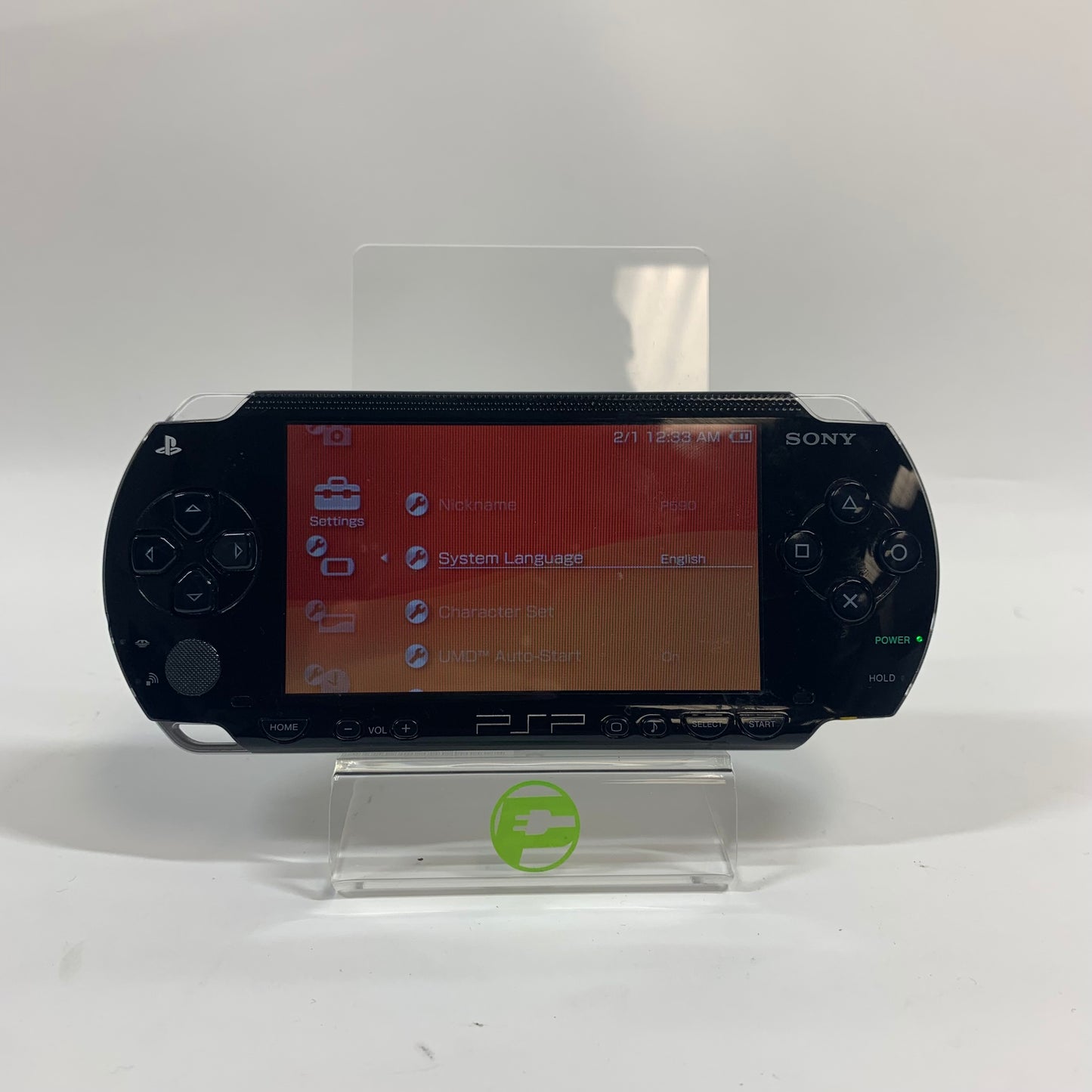 Sony Playstation Portable PSP PSP-1001 Handheld Game System Only Black