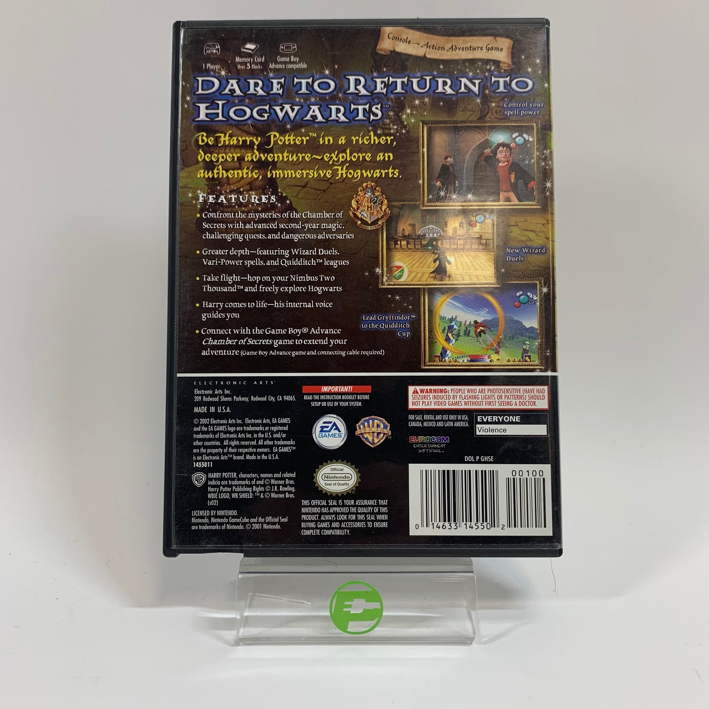 Harry Potter Chamber of Secrets (Nintendo GameCube, 2002)