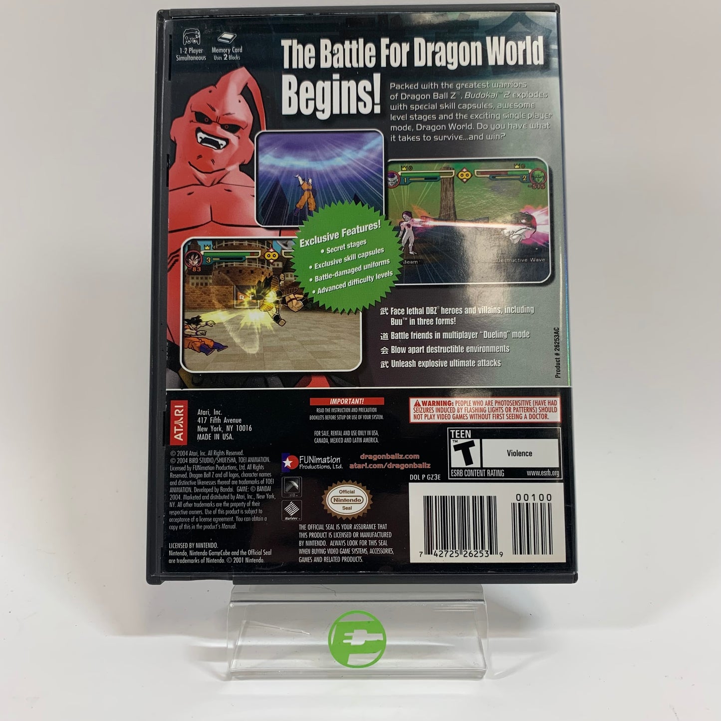 Dragon Ball Z Budokai 2 (Nintendo GameCube, 2004)