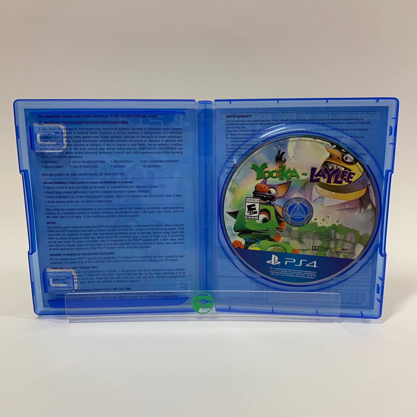 Yooka-Laylee (Sony PlayStation 4 PS4, 2017)