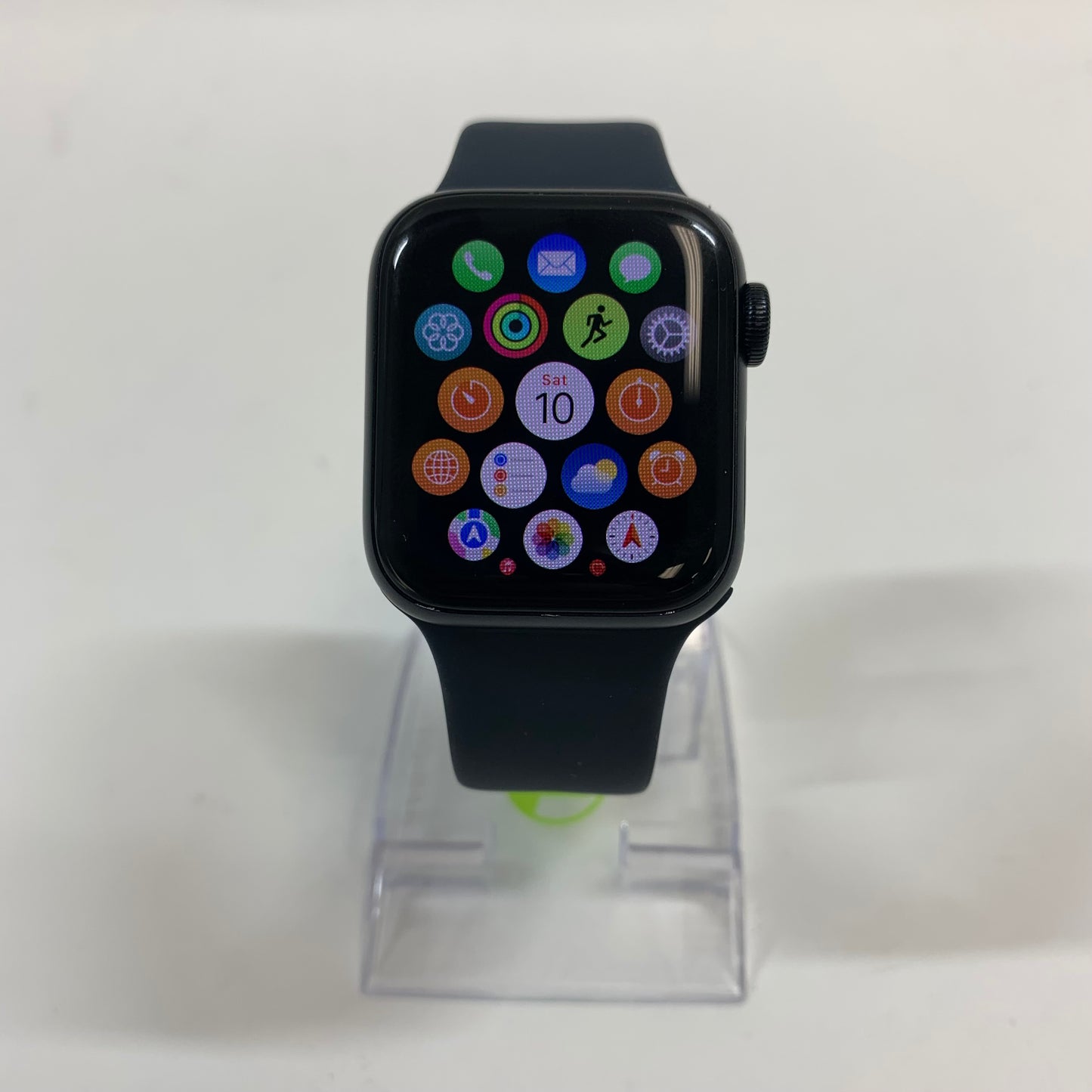 GPS Only Apple Watch SE 2nd Gen 40MM Starlight Aluminum Black Sport Band A2722