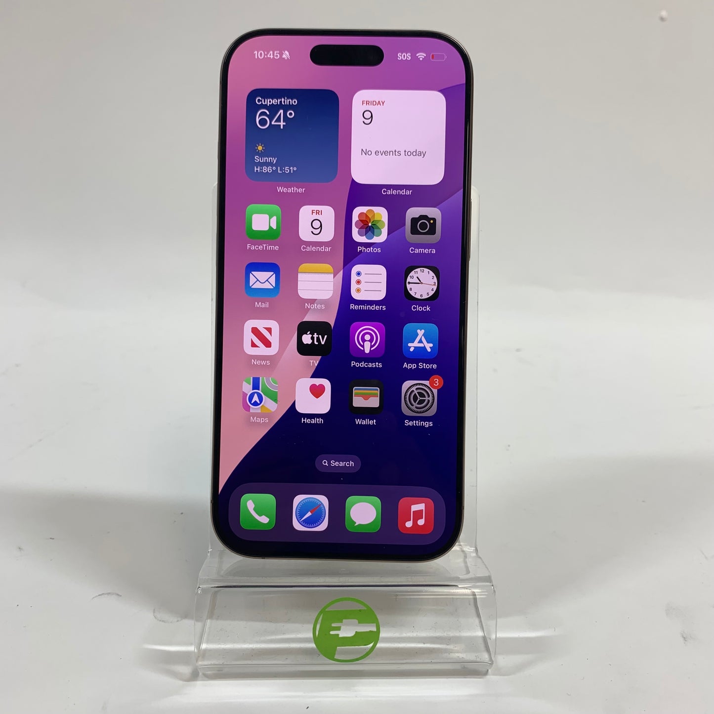 Unlocked Apple iPhone 16 Pro 256GB 18.3.2 Desert Titanium MYMJ3LL/A