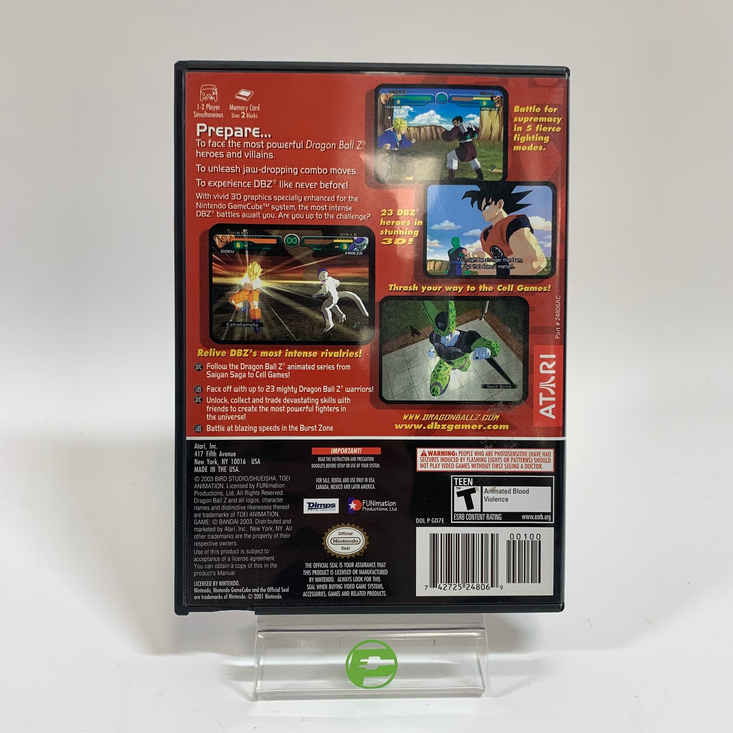Dragon Ball Z Budokai (Nintendo GameCube, 2003)