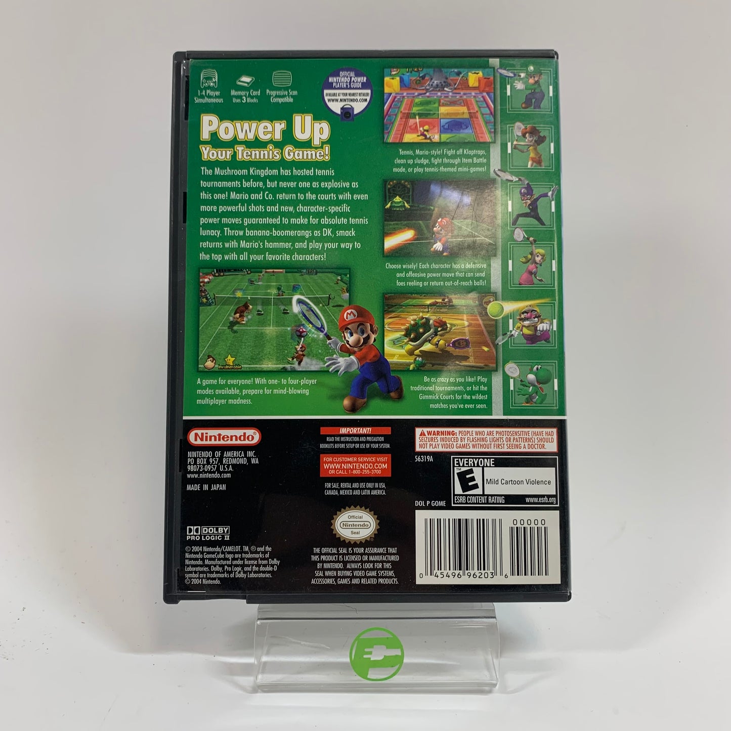Mario Power Tennis (Nintendo GameCube, 2004)