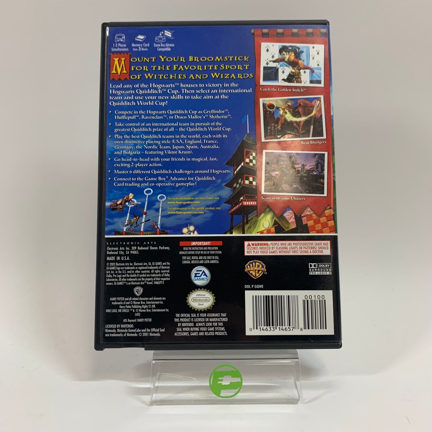 Harry Potter Quidditch World Cup (Nintendo GameCube, 2002)