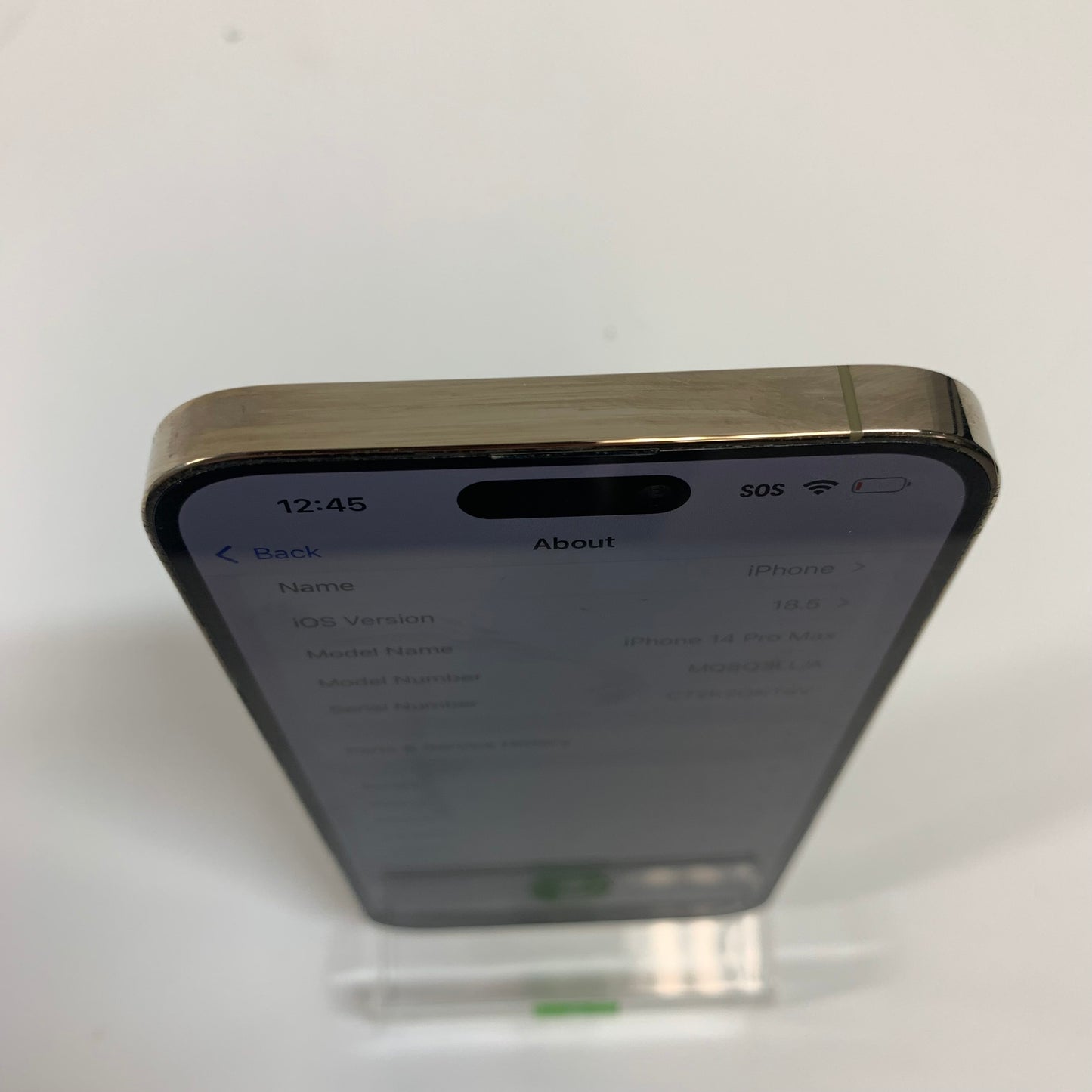 Unlocked Apple iPhone 14 Pro Max 128GB 18.5 Gold MQ8Q3LL/A