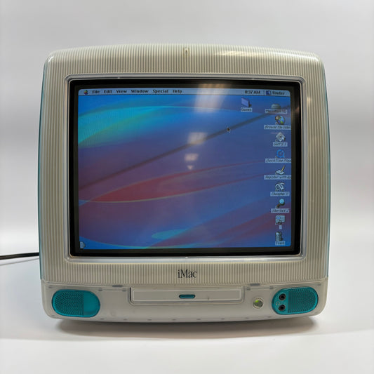 1999 Apple iMac G3 17" PowerPC G3 333MHz 32MB RAM 6GB HDD Black M4984 Blueberry