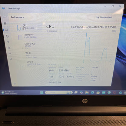 HP Pavilion 14-DQ0060NR 14" Celeron N4120 1.1GHz 4GB RAM 64GB SSD
