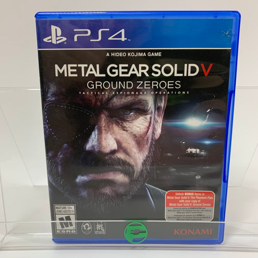 Metal Gear Solid V: Ground Zeroes (Sony PlayStation 4 PS4, 2014)
