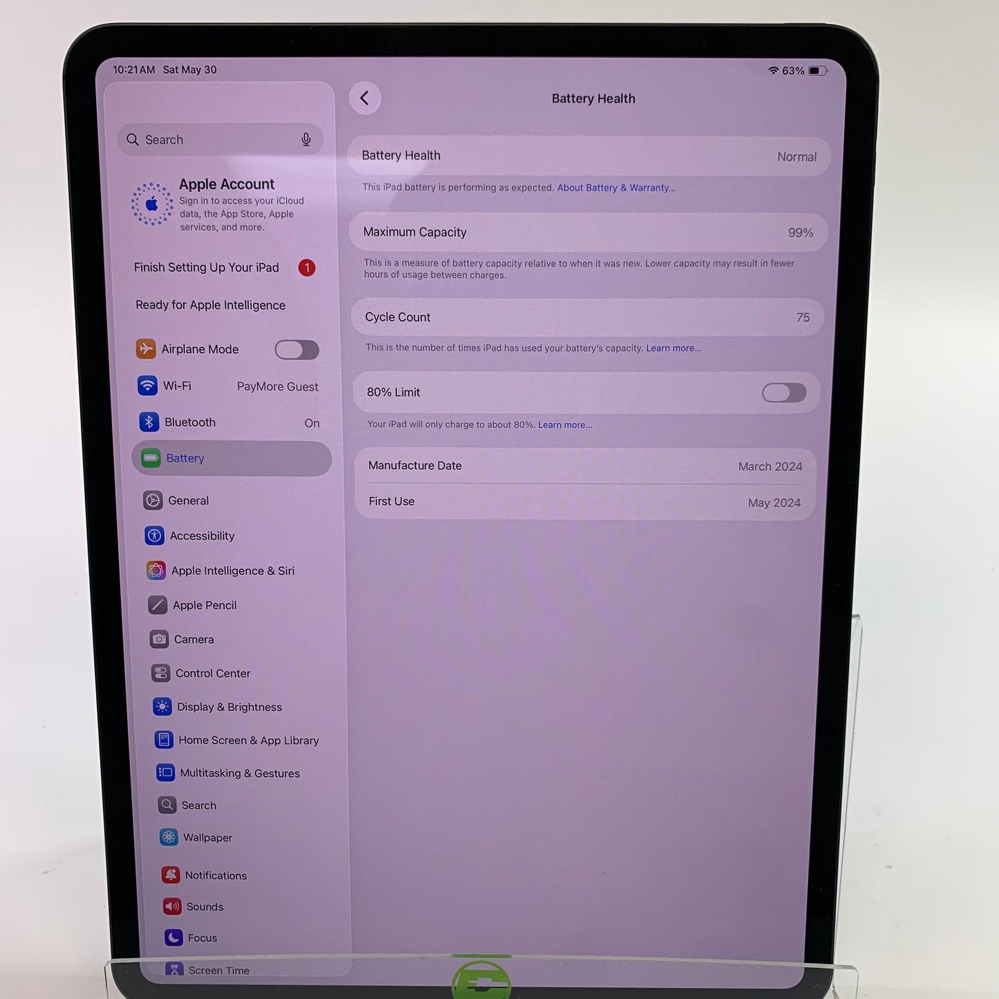 WiFi Only Apple iPad Pro 13" M4 256GB Space Black MVX23LL/A w/ Magic Keyboard