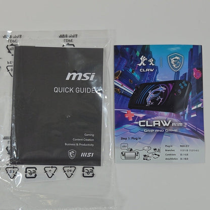 MSI Claw 7" Intel Core Ultra 5 135H 16GB RAM 512GB Black MS-IT41