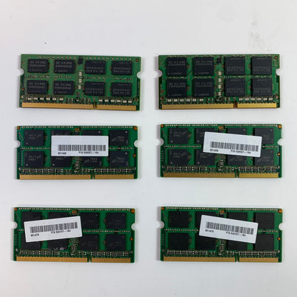 Lot of Various SODIMM 48GB (6X8GB) RAM DDR3 1600MHz