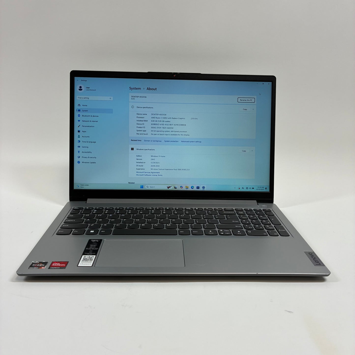 Lenovo IdeaPad 1 14ALC7 14" Ryzen 5 5500U 2.1GHz 8GB RAM 512GB SSD