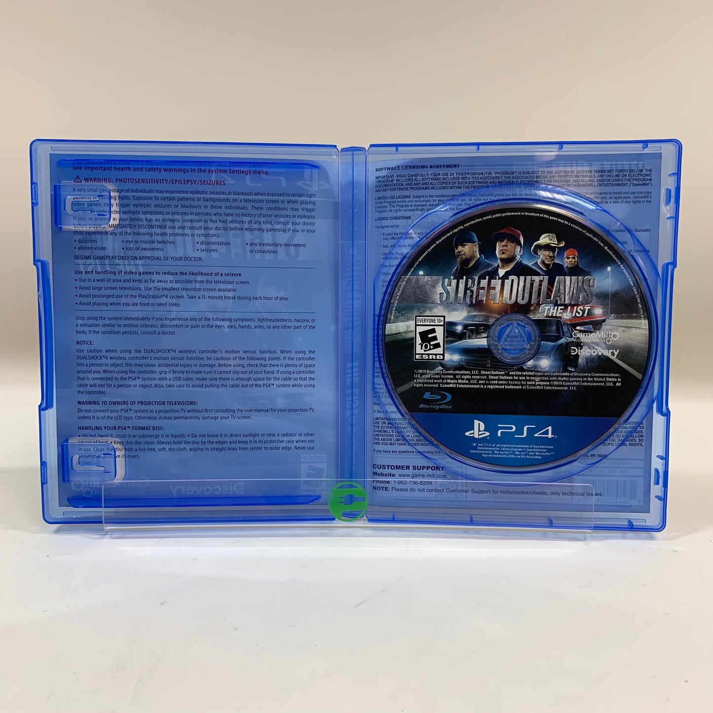 Street Outlaws: The List (Sony PlayStation 4 PS4, 2019)