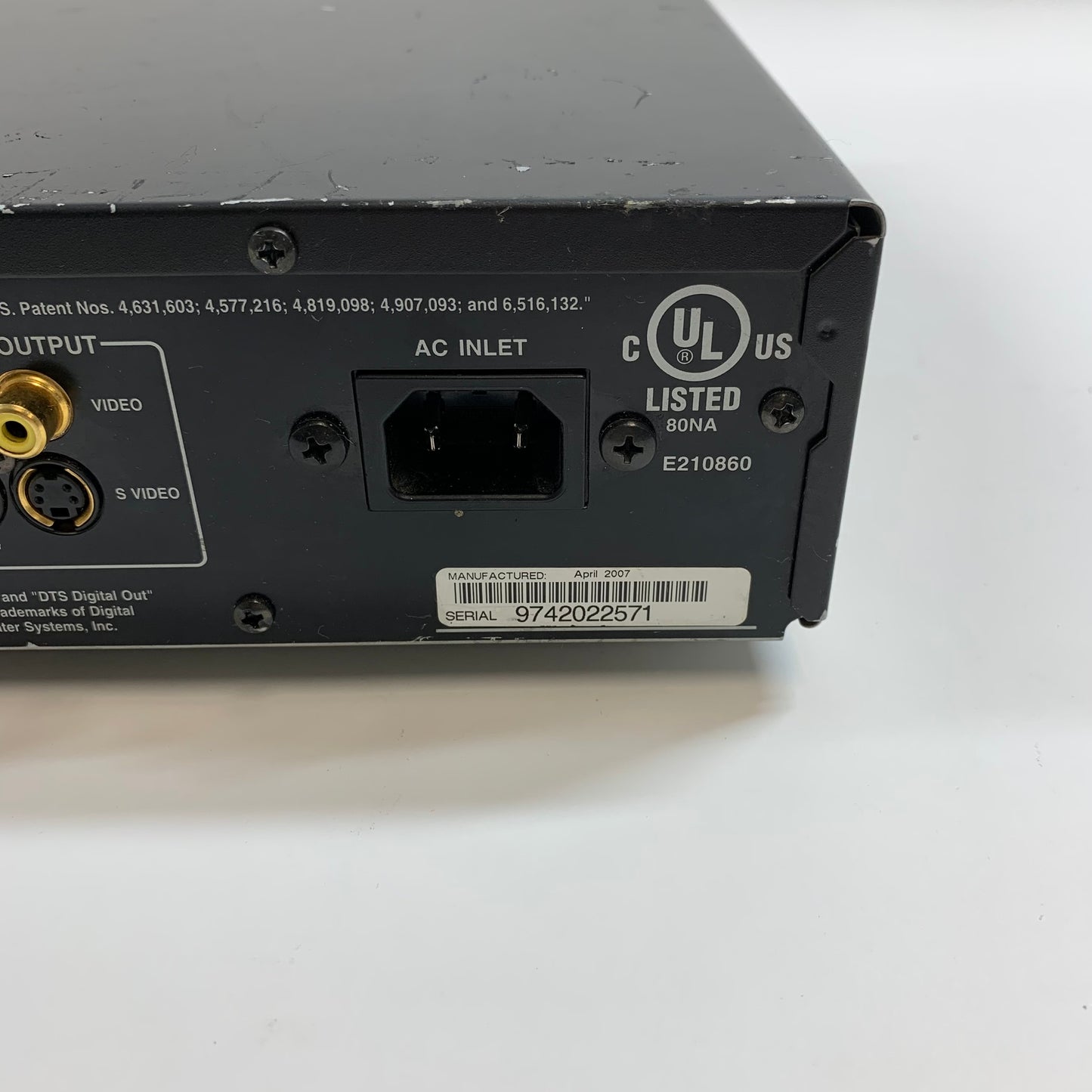 Integra DPS-5.5 DVD Player