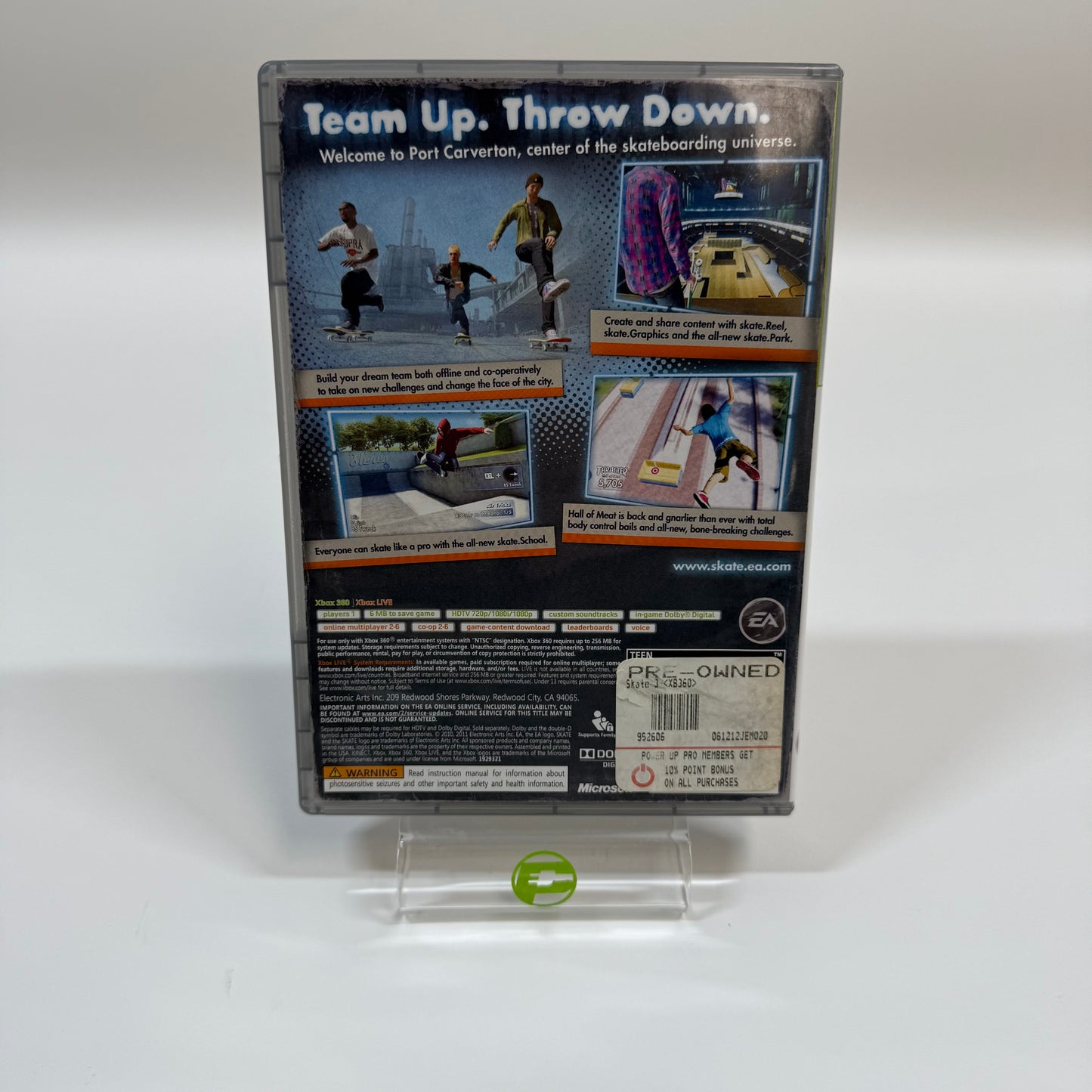 Skate 3 [Platinum Hits] (Microsoft Xbox 360, 2010)