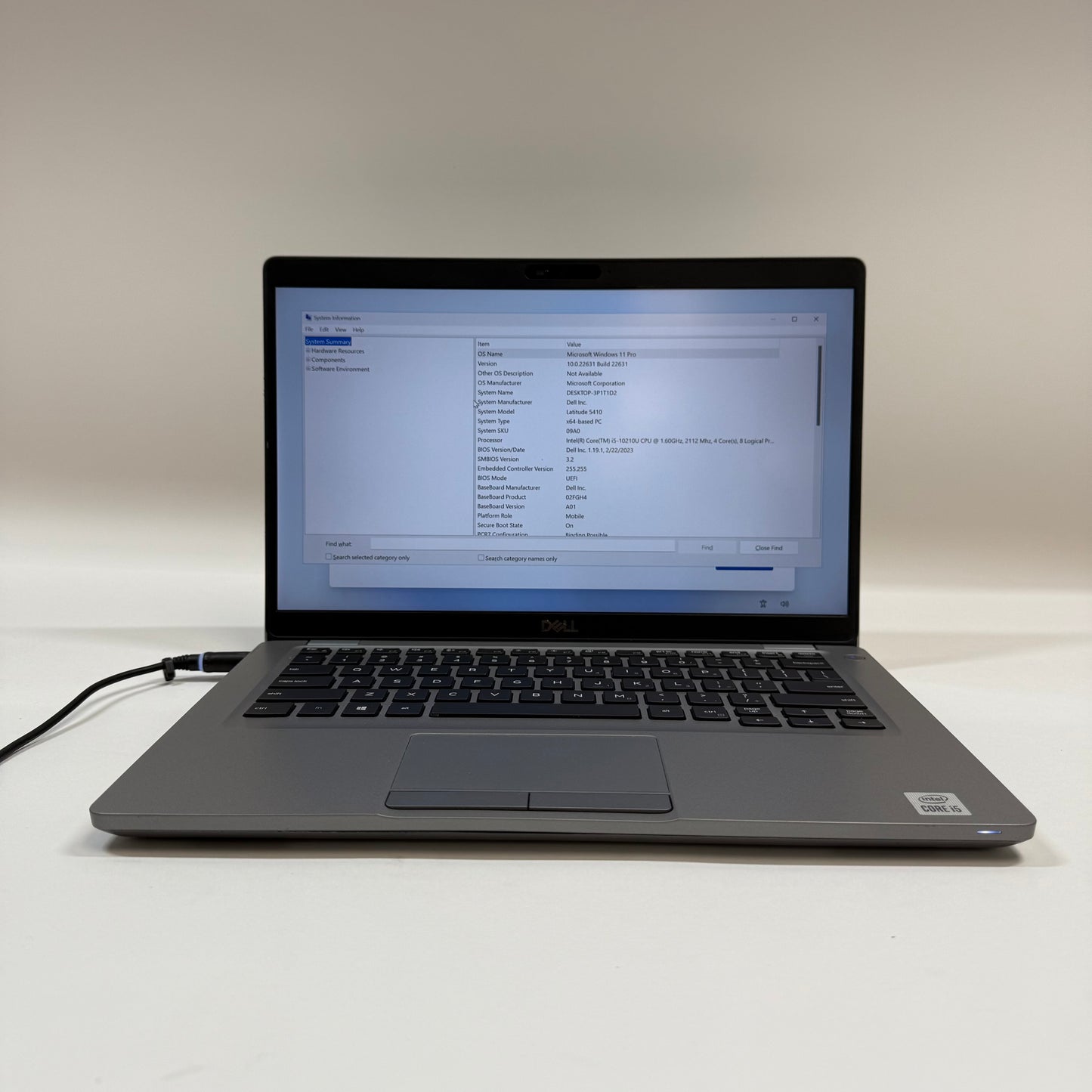 Dell Latitude 5410 14" i5-10210U 1.6GHz 16GB RAM 256GB SSD