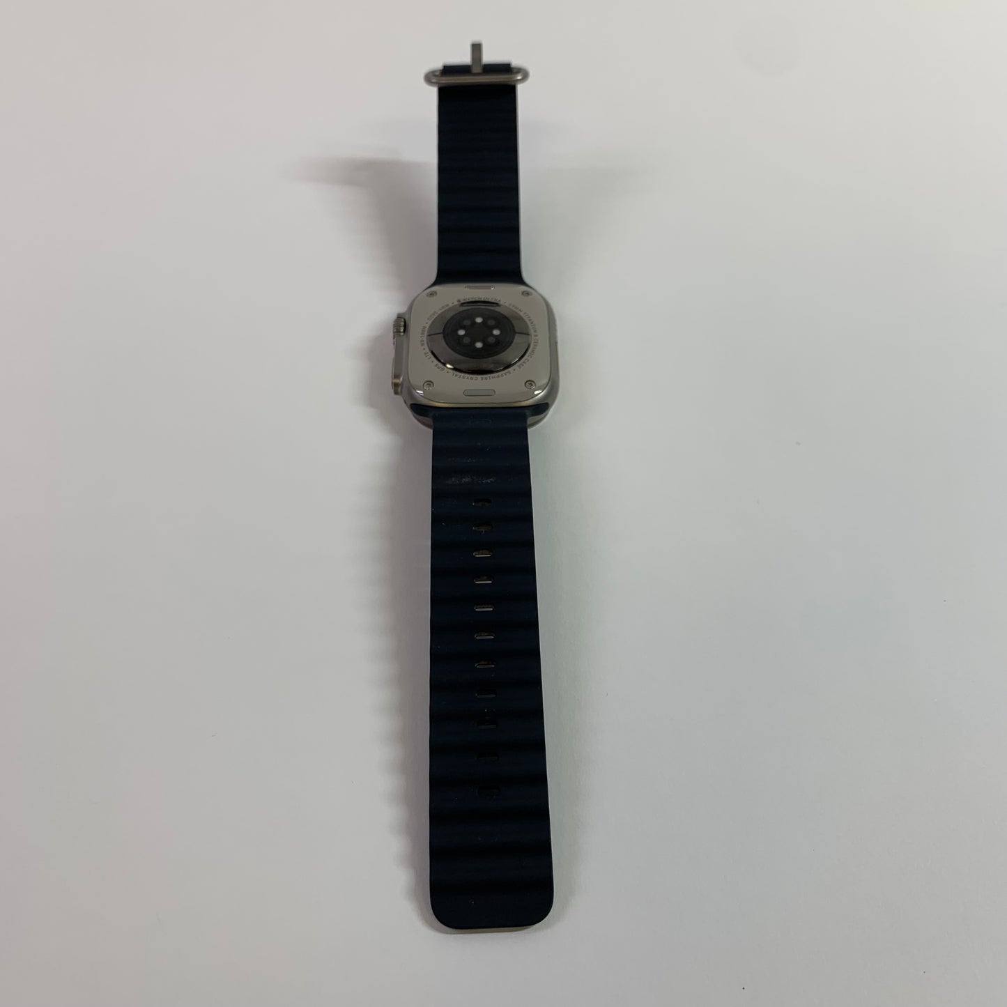 GPS Only Apple Watch Ultra  49MM Natural Titanium Black Sport Band MQET3LL/A