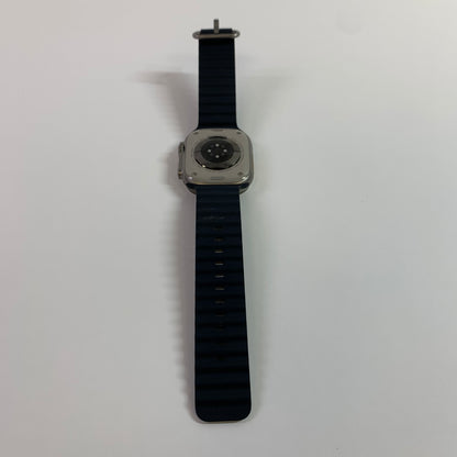 GPS Only Apple Watch Ultra  49MM Natural Titanium Black Sport Band MQET3LL/A
