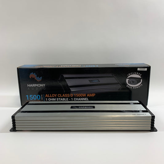 Harmony Audio HA-A1500.1 1500W 1 ohm 1 Channel Alloy Clas D 1500W AMP
