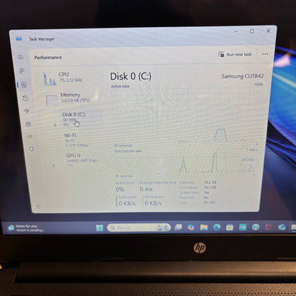HP Pavilion 14-DQ0060NR 14" Celeron N4120 1.1GHz 4GB RAM 64GB SSD