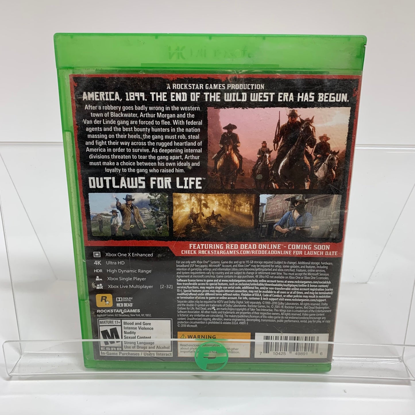 Red Dead Redemption 2 (Microsoft Xbox One, 2018)