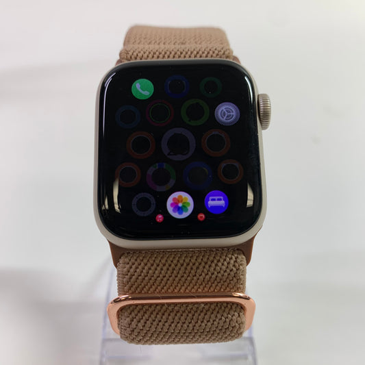 GPS Only Apple Watch SE 3 40MM Starlight Aluminum Aftermarket Band MEH34LW/A