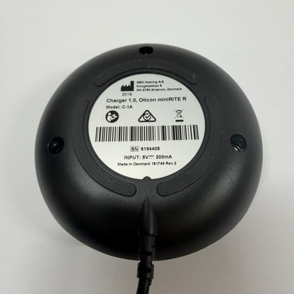 Oticon Hearing Aid Charger 1.0 For miniRITE R C-1A With USB Power