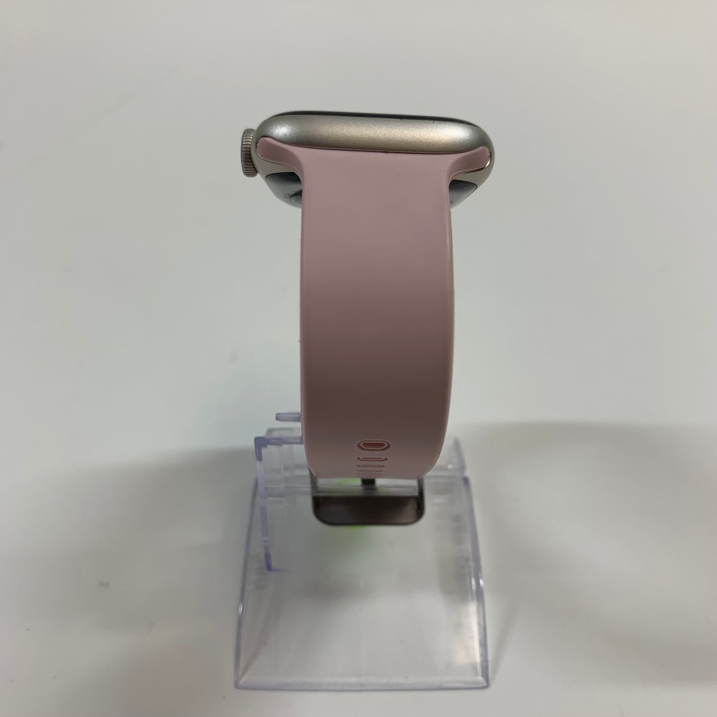 Unlocked Apple Watch Series 8 45MM Silver Aluminum Pink Sport Loop A2774