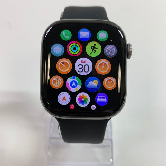 GPS Apple Watch Series 11 46MM Space Gray Aluminum Black Sport BandMEV44LW/A