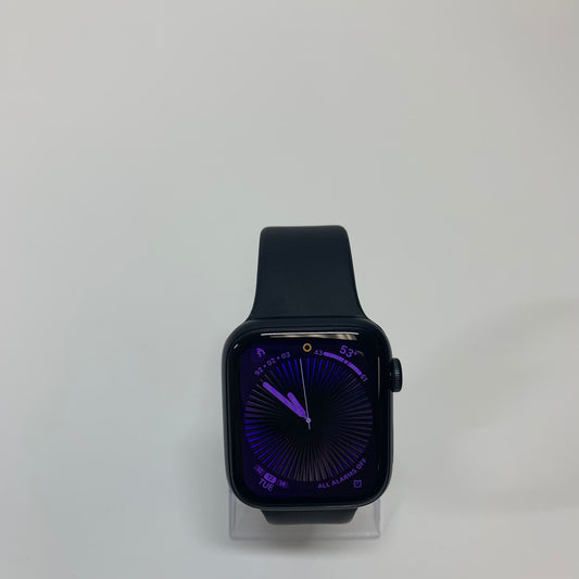 GPS Only Apple Watch SE 3 44MM Midnight Aluminum Aftermarket Band MEHQ4LW/A