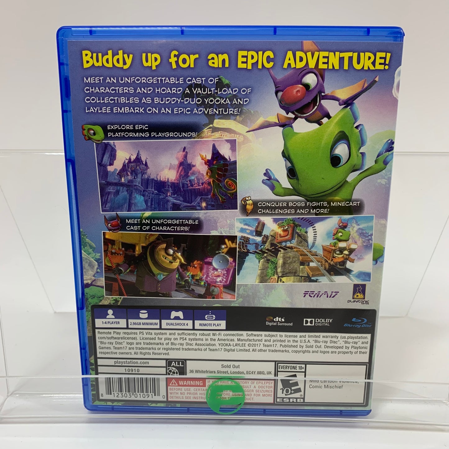 Yooka-Laylee (Sony PlayStation 4 PS4, 2017)