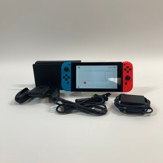 Nintendo Switch v2 Video Game Console HAC-001(-01)  Red/Blue