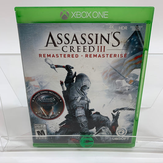 Assassin's Creed III Remastered (Microsoft Xbox One, 2019)