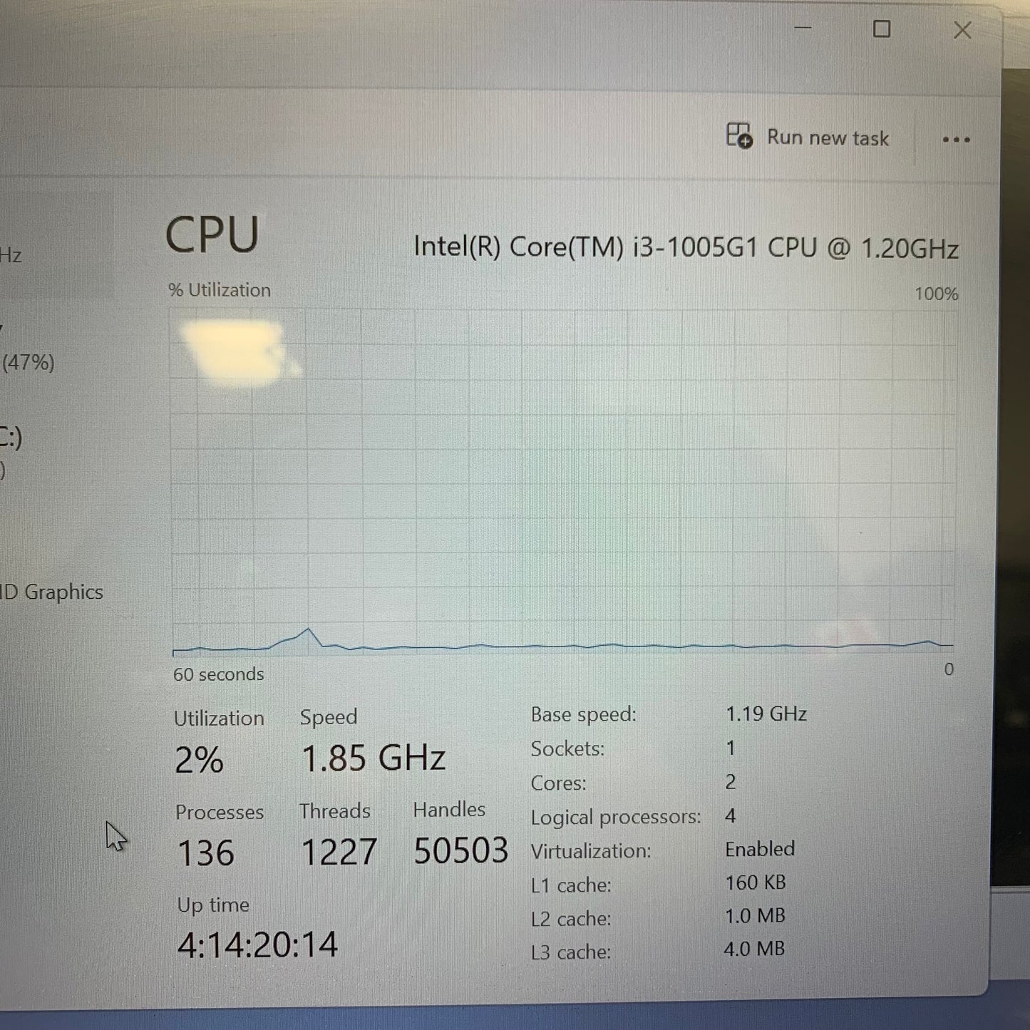 Gateway GWTN141 14.1" i3-1005G1 1.2GHz 4GB RAM 128GB SSD