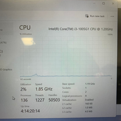Gateway GWTN141 14.1" i3-1005G1 1.2GHz 4GB RAM 128GB SSD