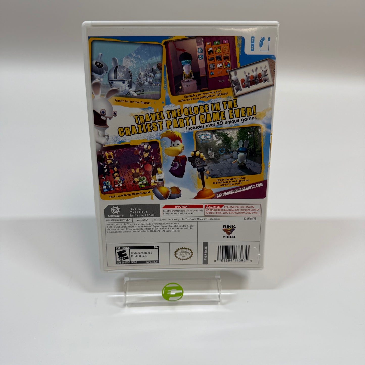 Rayman Raving Rabbids 2 (Nintendo Wii, 2007)