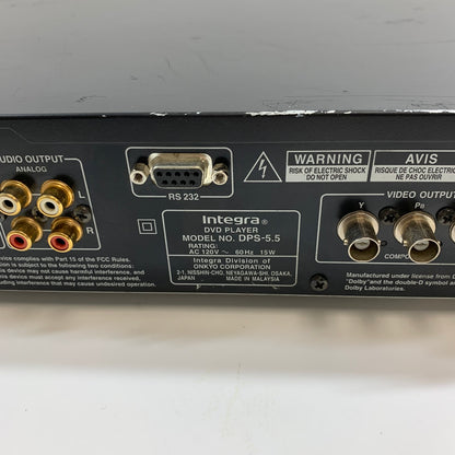 Integra DPS-5.5 DVD Player