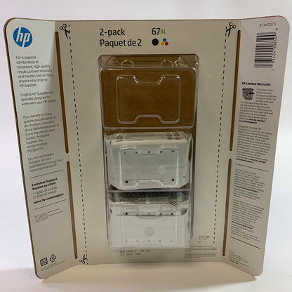 New HP 67XL 3YP31BN Black, Yellow, Cyan and Magenta Ink Cartridge