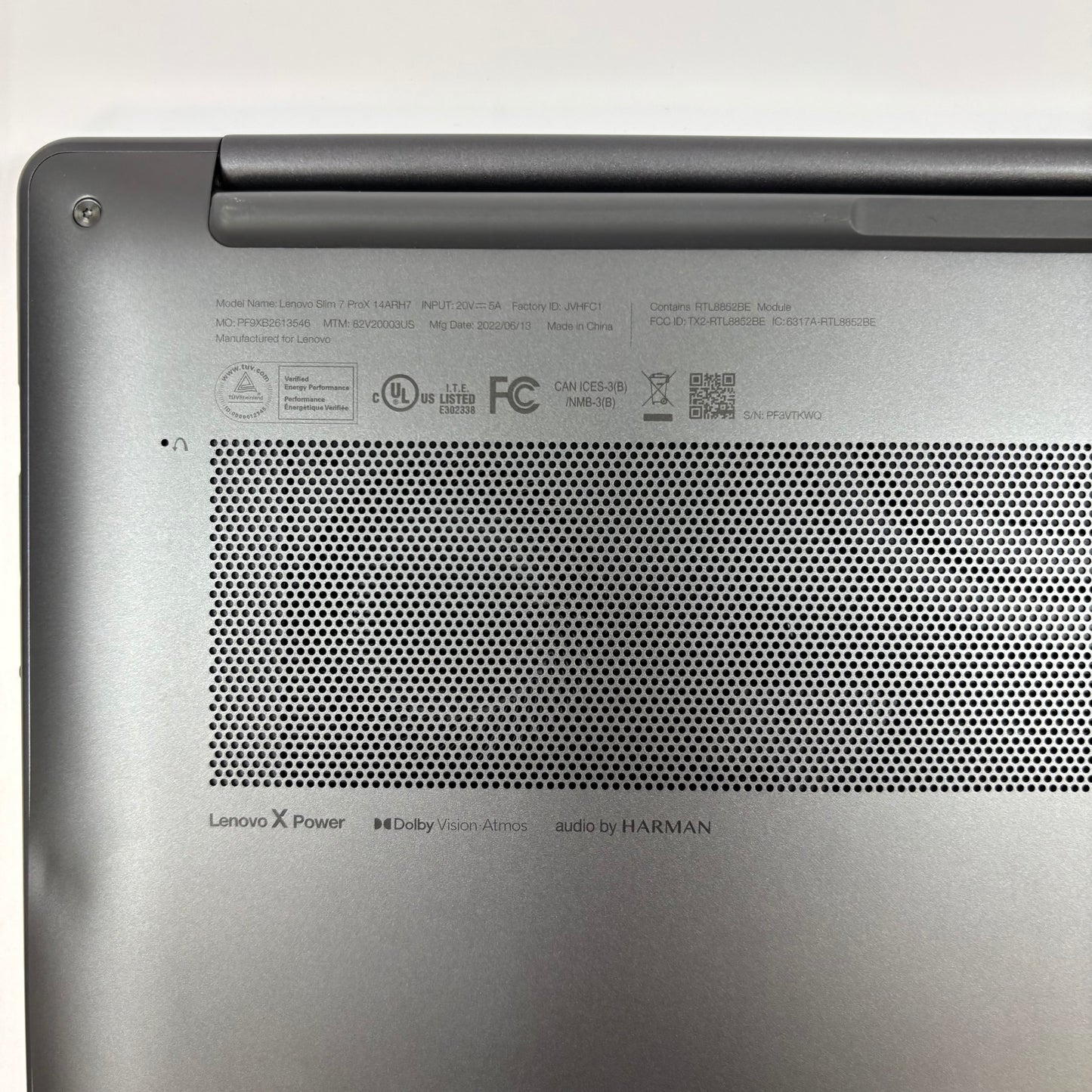 Lenovo Slim 7 Pro X 14ARH7 14.5" Ryzen 9 6900HS 3.3GHz 32GB RAM 1TB SSD RTX 3050