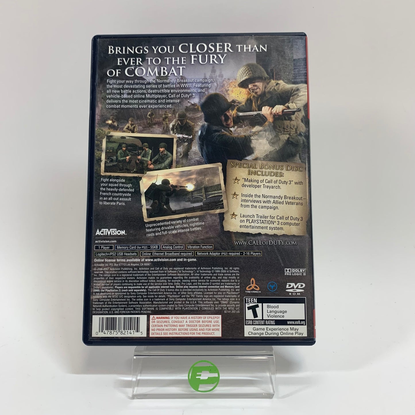 Call of Duty 3 [Special Edition] (Sony PlayStation 2 PS2, 2006)