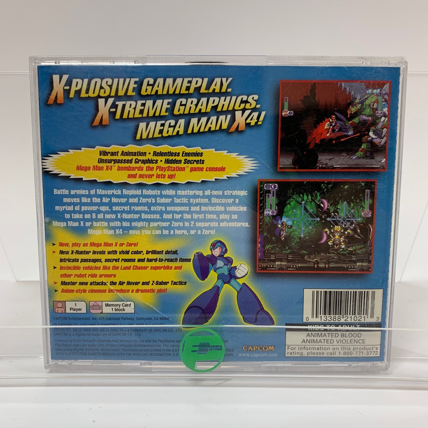 Mega Man X4 (Sony PlayStation 1 PS1, 1997)