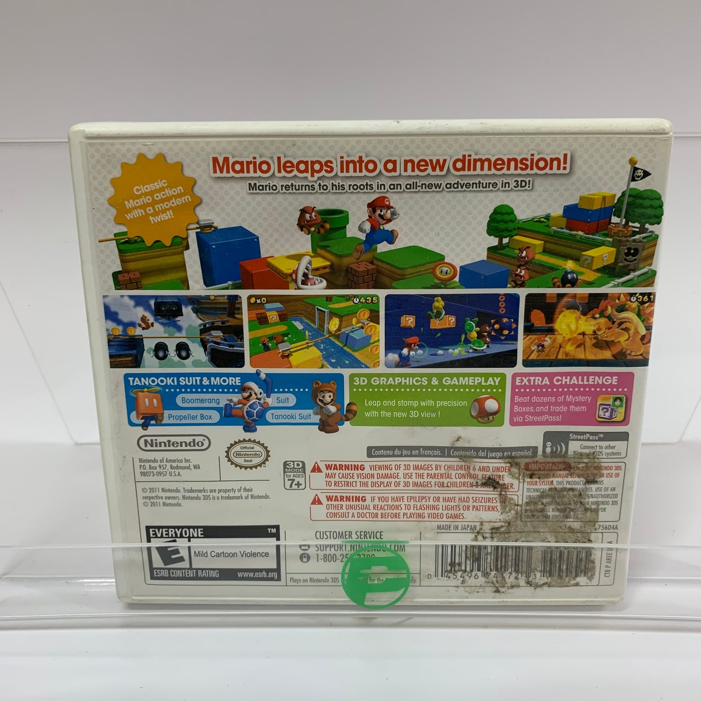 Super Mario 3D Land (Nintendo 3DS, 2011)