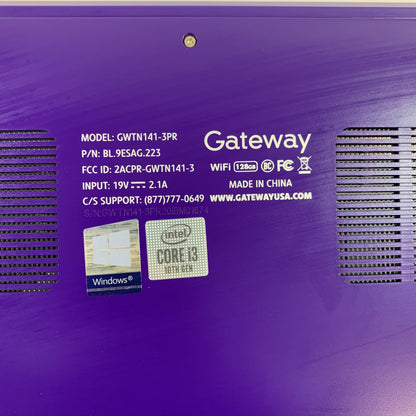 Gateway GWTN141 14.1" i3-1005G1 1.2GHz 4GB RAM 128GB SSD
