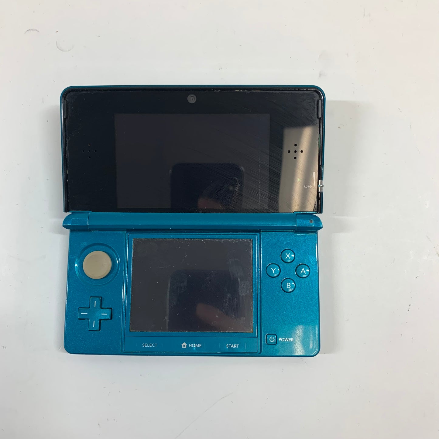 Nintendo 3DS Handheld Game Console CTR-001 Aqua Blue