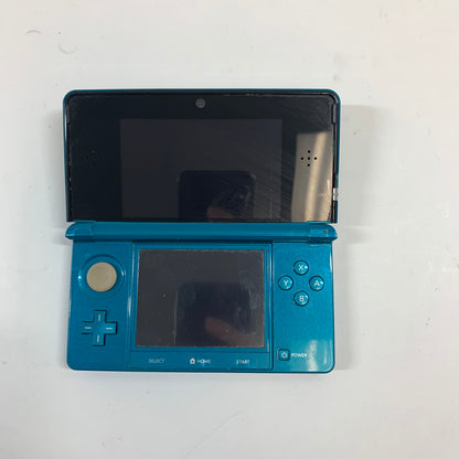 Nintendo 3DS Handheld Game Console CTR-001 Aqua Blue