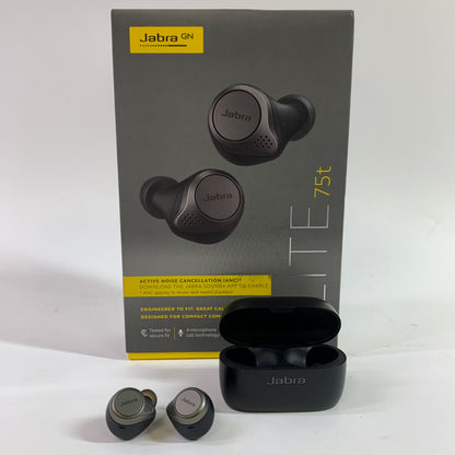 Jabra Elite 75t Wireless Bluetooth Earbuds Black W41K