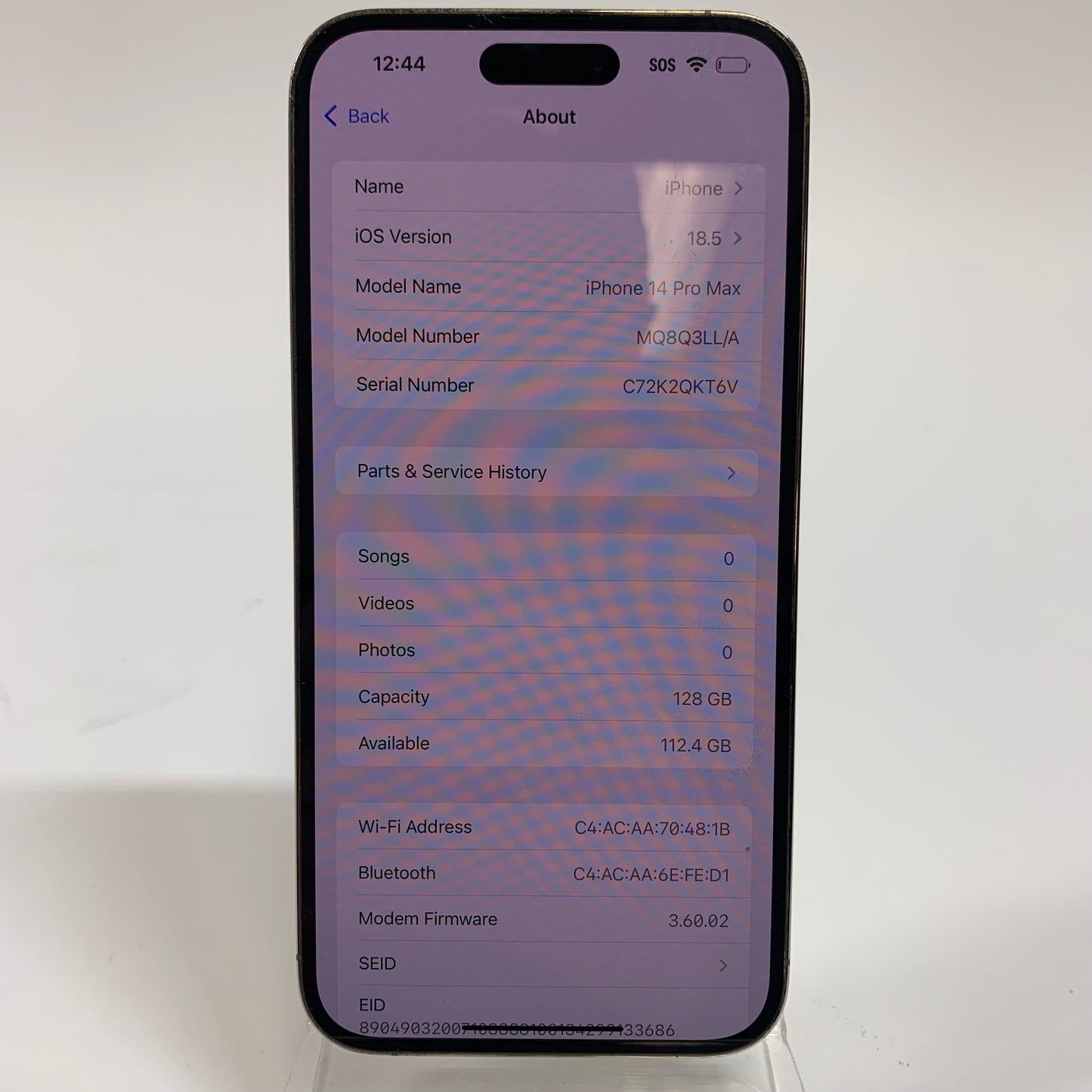 Unlocked Apple iPhone 14 Pro Max 128GB 18.5 Gold MQ8Q3LL/A