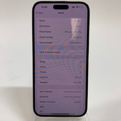 Unlocked Apple iPhone 14 Pro Max 128GB 18.5 Gold MQ8Q3LL/A