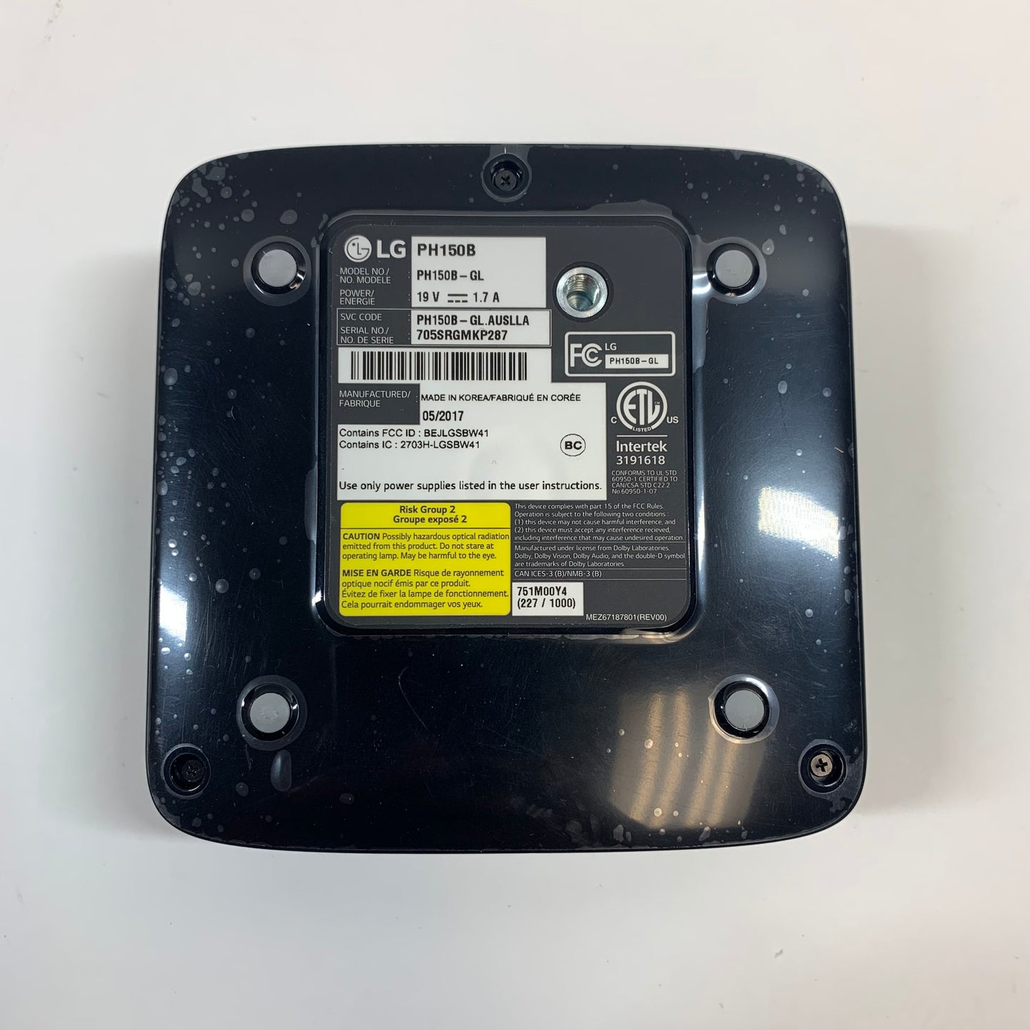 LG ph1520b 1208 x 720 Mini Projector